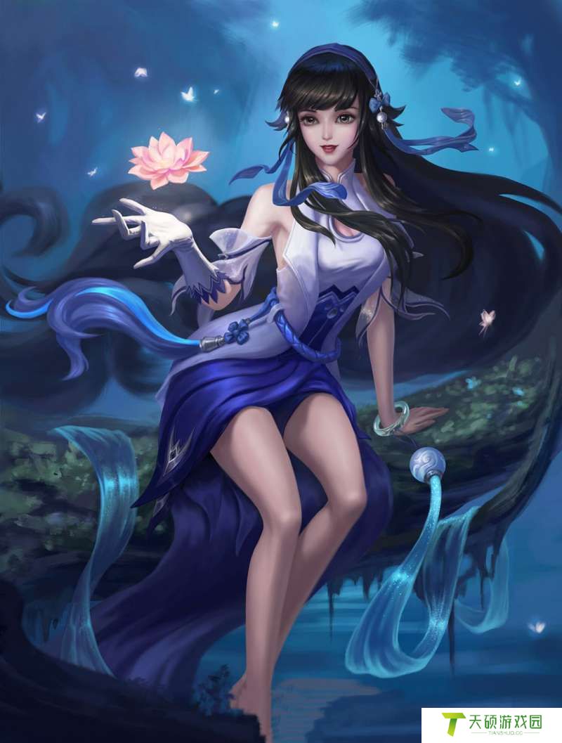 王者荣耀女英雄去掉所有服装的样子西施高清图欣赏（西施高清无爱心遮挡光脚图分享）