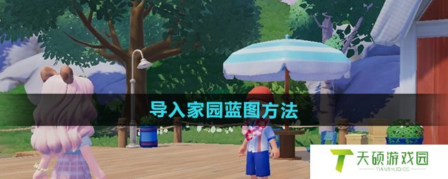 《心动小镇》导入家园蓝图方法