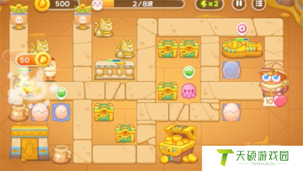 《保卫萝卜4》法老归来第2关通关攻略