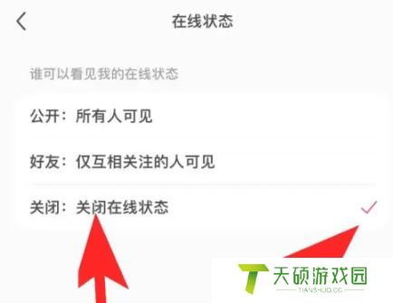 小红书怎么隐藏在线状态