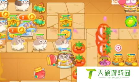 《保卫萝卜4》法老归来第83关通关攻略