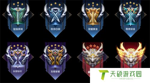 王者荣耀段位排列顺序有哪些 段位排列一览