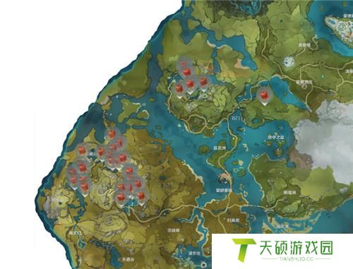 原神绝云椒椒采集路线_高效刷新点位分布全图解